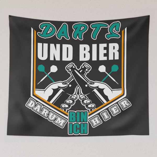 Item preview,  for everyone who likes to have a beer and go to the Darts World Cup. Funny darts shirt gift for people who like to throw a dart on the dartboard. designed and sold by blikonie.