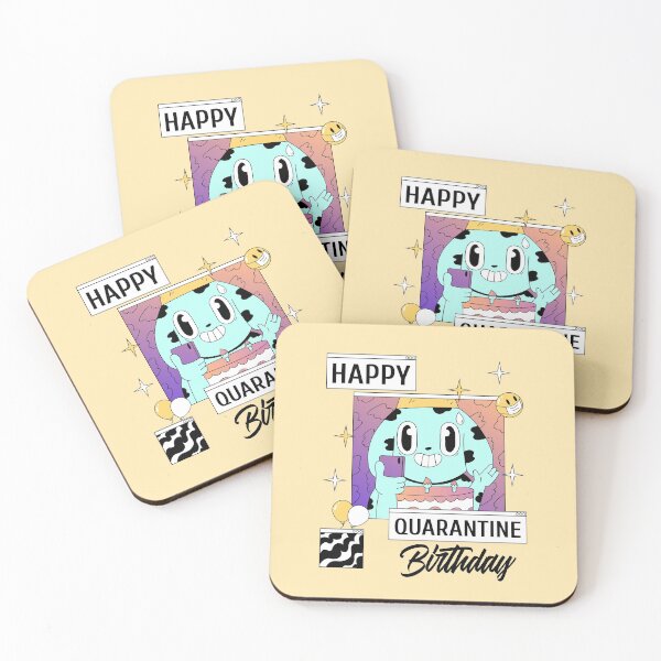 Item preview, Happy Quarantine Birthday Virtual Party Stay Home - Gift for virtual birthday designed and sold by TamGustam.