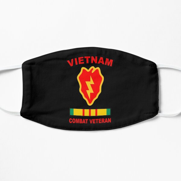 25th Infantry Division Vietnam Veteran Tropic Lightning Flat Mask