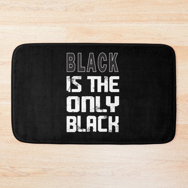 Item preview, Black Is The Only  Black : Fashion, Black Style, Gift For Mom, Gift For Dad designed and sold by donvector.