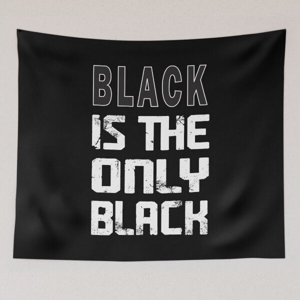 Item preview, Black Is The Only  Black : Fashion, Black Style, Gift For Mom, Gift For Dad designed and sold by donvector.