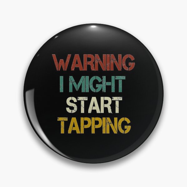 Item preview, Warning I Might Start Tapping: Tap Dancing gift ,cute dancer, with saying,funny for men and women vintage background designed and sold by Chamssou.