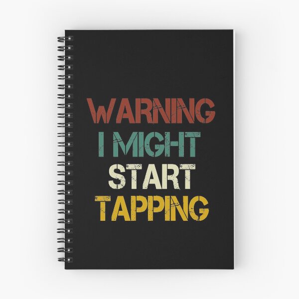 Item preview, Warning I Might Start Tapping: Tap Dancing gift ,cute dancer, with saying,funny for men and women vintage background designed and sold by Chamssou.