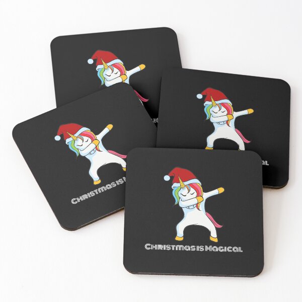 Item preview, Dabbing Unicorn Santa: Christmas is Magical designed and sold by friendlyspoon.