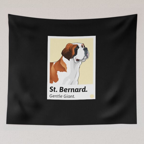 Item preview, St. Bernard The Gentle Giant / St. Bernard Design / Dog lover / St. Bernard Owner designed and sold by RedBoyShop.