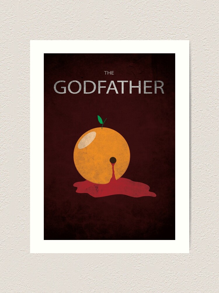 "The Godfather Orange Poster" Art Print for Sale by Robin Redbubble