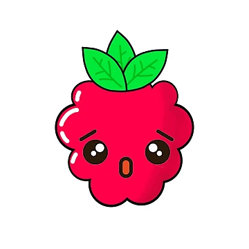Artwork thumbnail, Cute Raspberry, Sad Raspberry by LycheeTees