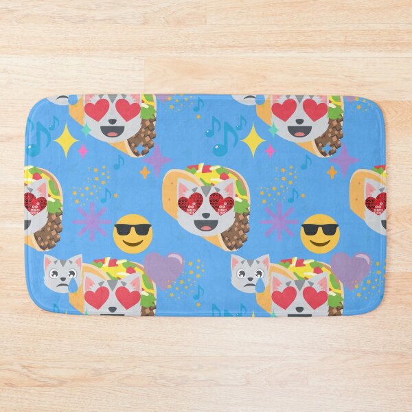 Item preview, taco cat emoji designed and sold by Gossip Rag.