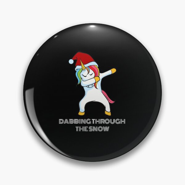 Item preview, Unicorn Santa: Dabbing Through the Snow designed and sold by friendlyspoon.