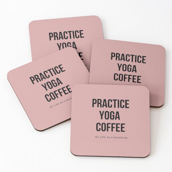 Item preview, Practice, Yoga, Coffee - My Life As a Musician designed and sold by MusicWonderland.