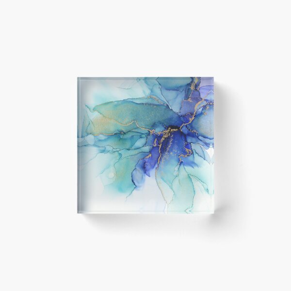 Item preview, Electric Wave Violet Turquoise Ink - Part 2 designed and sold by Olga Shvartsur.