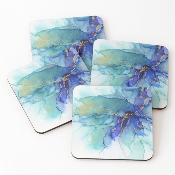 Item preview, Electric Wave Violet Turquoise Ink - Part 2 designed and sold by Olga Shvartsur.
