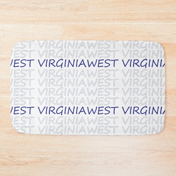 Item preview, West Virginia Repeating Blue Bold Uppercase designed and sold by artbylukas.