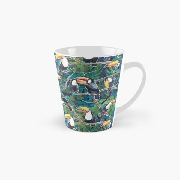 Toucan watercolor seamless pattern Tall Mug