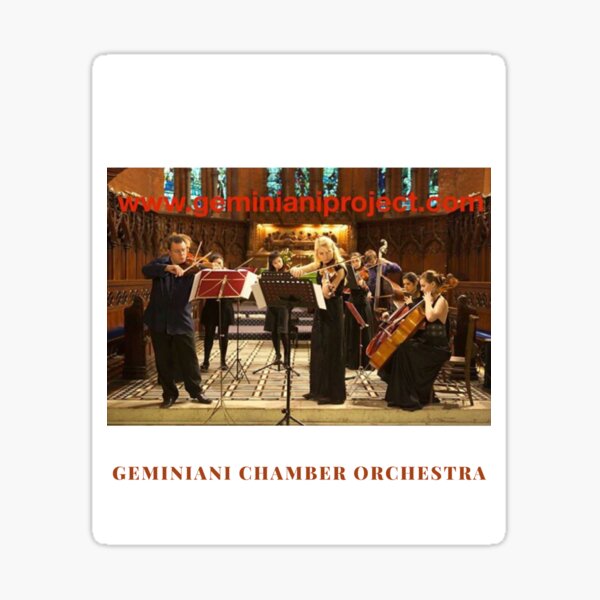 Geminiani Chamber Orchestra Sticker