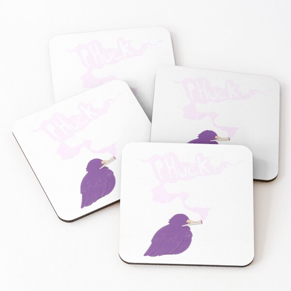 Item preview, Fat purple bird says phuck designed and sold by Juliet Owens.