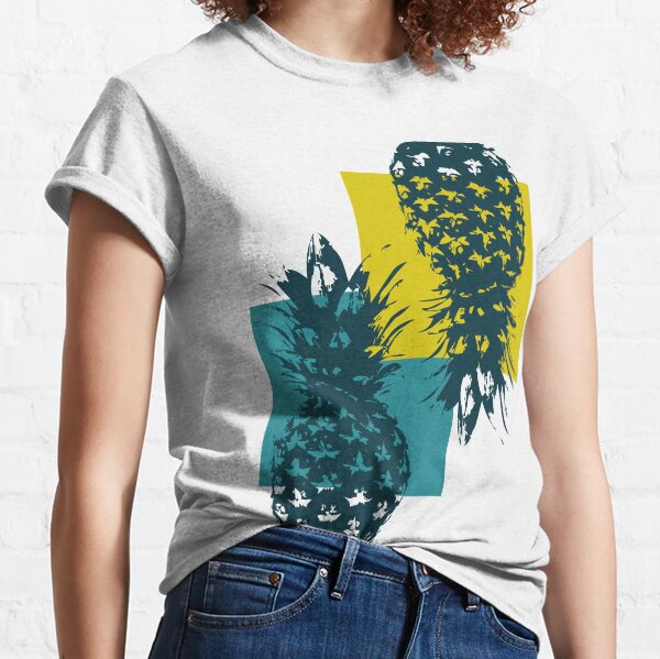 Beachy Pineapple Pop Art | Summer Vibes Classic T-Shirt