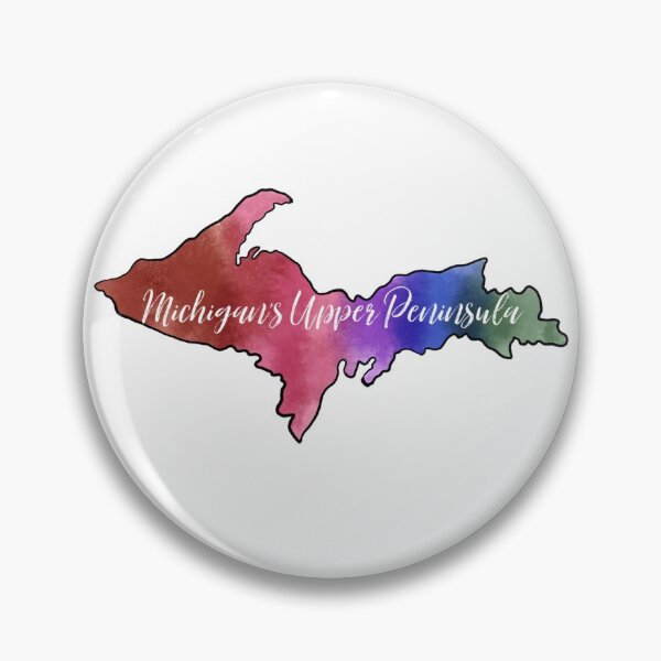 Item preview, Multi-Color Upper Peninsula designed and sold by livtheut.