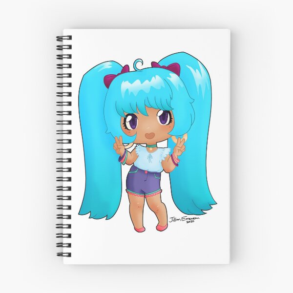 Artikelvorschau, Blaues Chibi-Mädchen entworfen und verkauft von jmno.