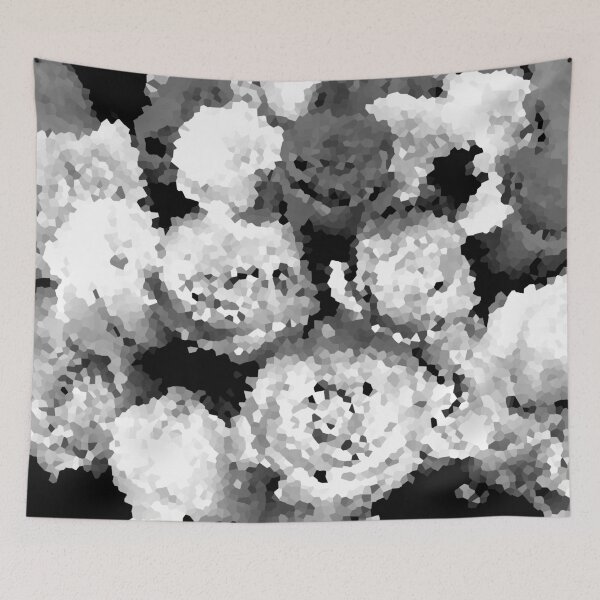 Item preview, Lovely Roses Gray-scale - Pix-elate designed and sold by IgniteWithin.