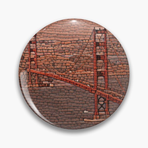 Item preview, Usa Golden Gate Bridge Artistic Illustration Wall Style designed and sold by D4li98.