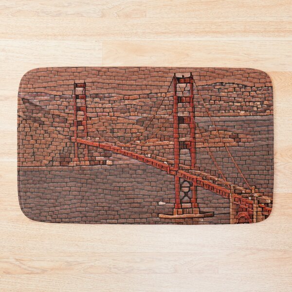 Item preview, Usa Golden Gate Bridge Artistic Illustration Wall Style designed and sold by D4li98.