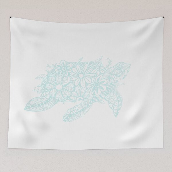 Item preview,  Turtle-lightblue designed and sold by EmoodleDoodle.