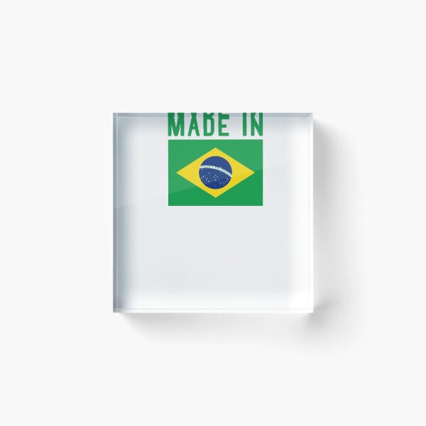 Item preview, Made in Brazil Flag designed and sold by StickerDirect.