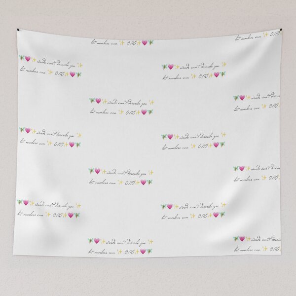Item preview, words can’t describe you but numbers can fairy comment designed and sold by blejsart.