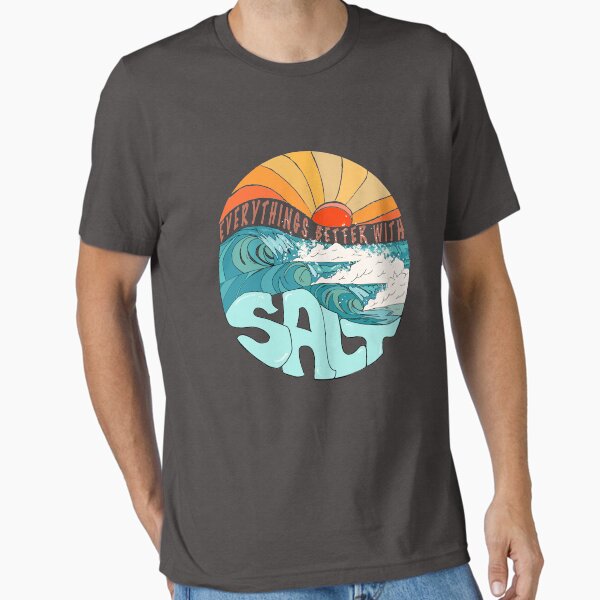 Item preview, Everything better with Salt Surf Retro sunset waves designed and sold by shantiru.