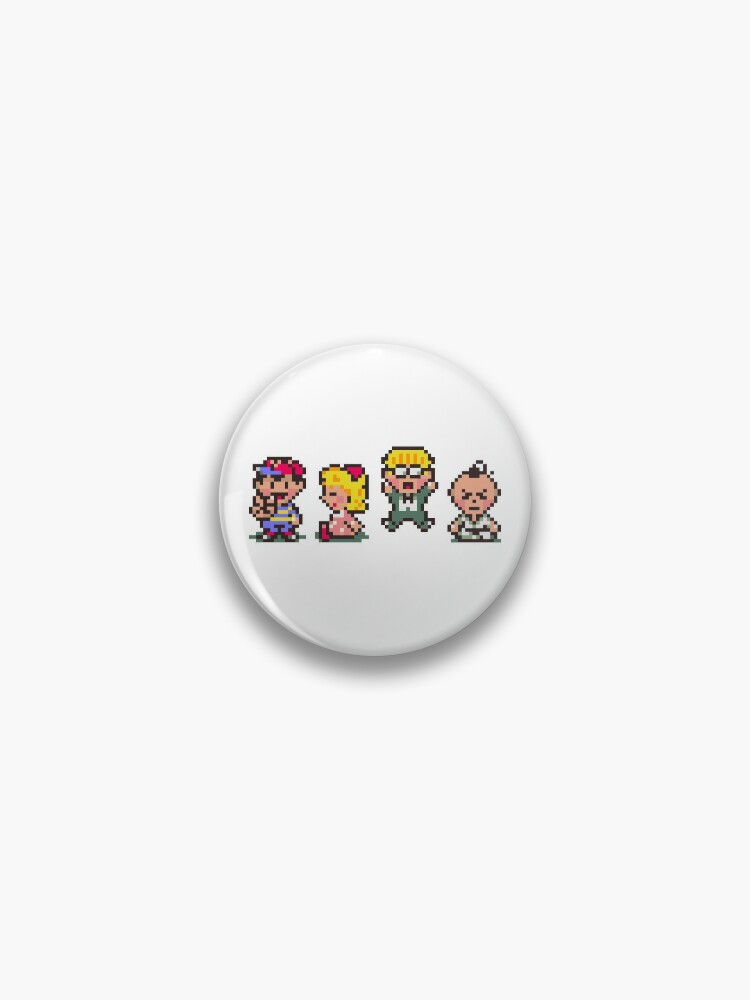 Earthbound Mother Party Characters Pin By Prestomhd Redbubble
