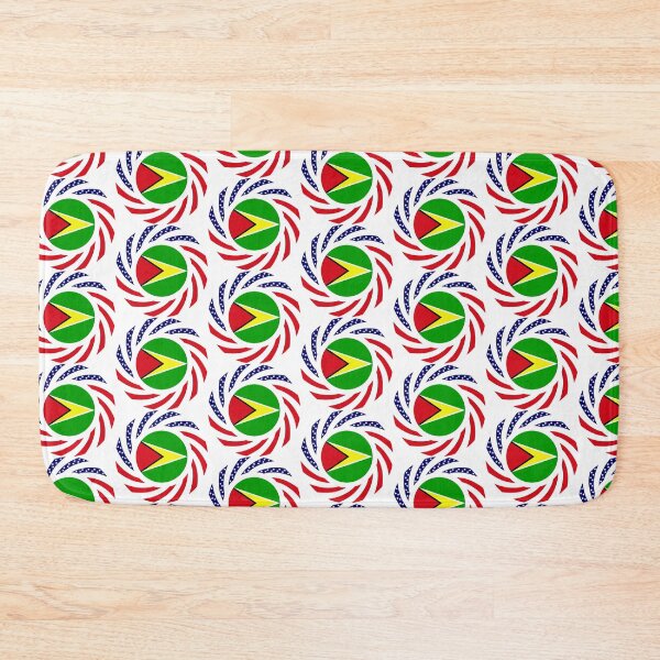 Item preview, Guyanese American Multinational Patriot Flag  designed and sold by Carbon-Fibre Media.