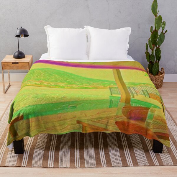 Item preview, Usa Hawaii House Beach Artistic Illustration Acid Style designed and sold by D4li98.