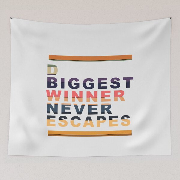 Item preview, D Biggest Winner Never Escapes designed and sold by majeed10.