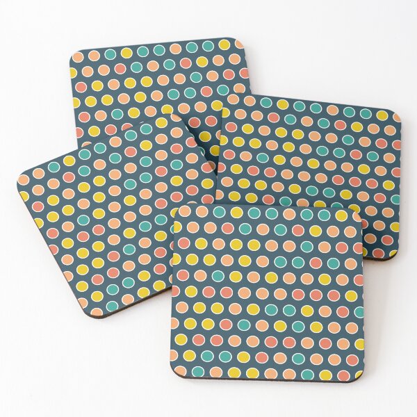 Aperçu de l'œuvre Motif pois colorés créée et vendue par FakeMirror.