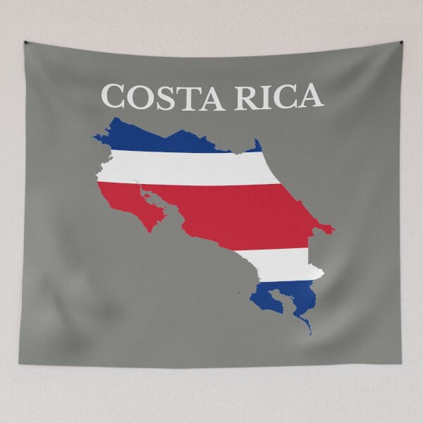 Item preview, Costa Rica flag map designed and sold by marosharaf.