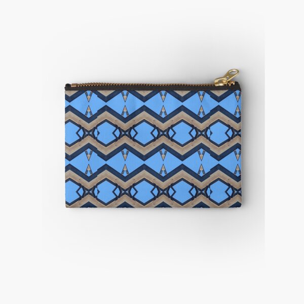 Item preview, A Pattern of Grey Metal and Bright Blue designed and sold by kristimb.