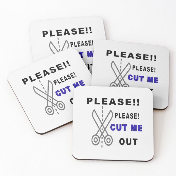 Item preview, Funny Slogan - Please!! Please Cut Me Out  designed and sold by majeed10.