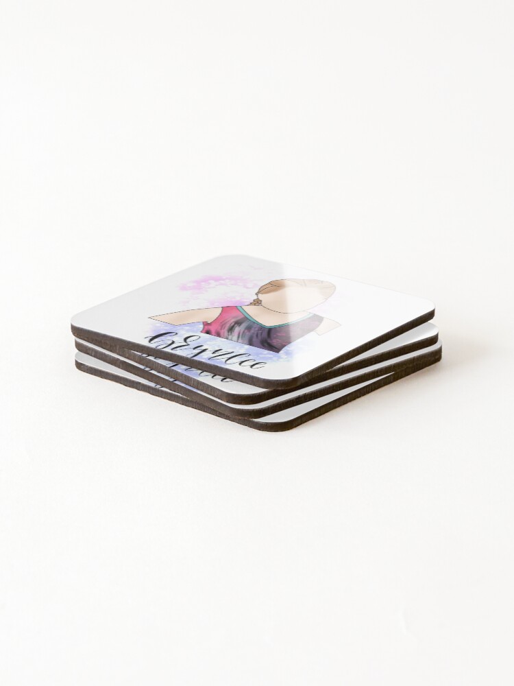 Thumbnail 4 of 5, Coasters (Set of 4), Example: Portrait Drawing designed and sold by You2CartoonShop.