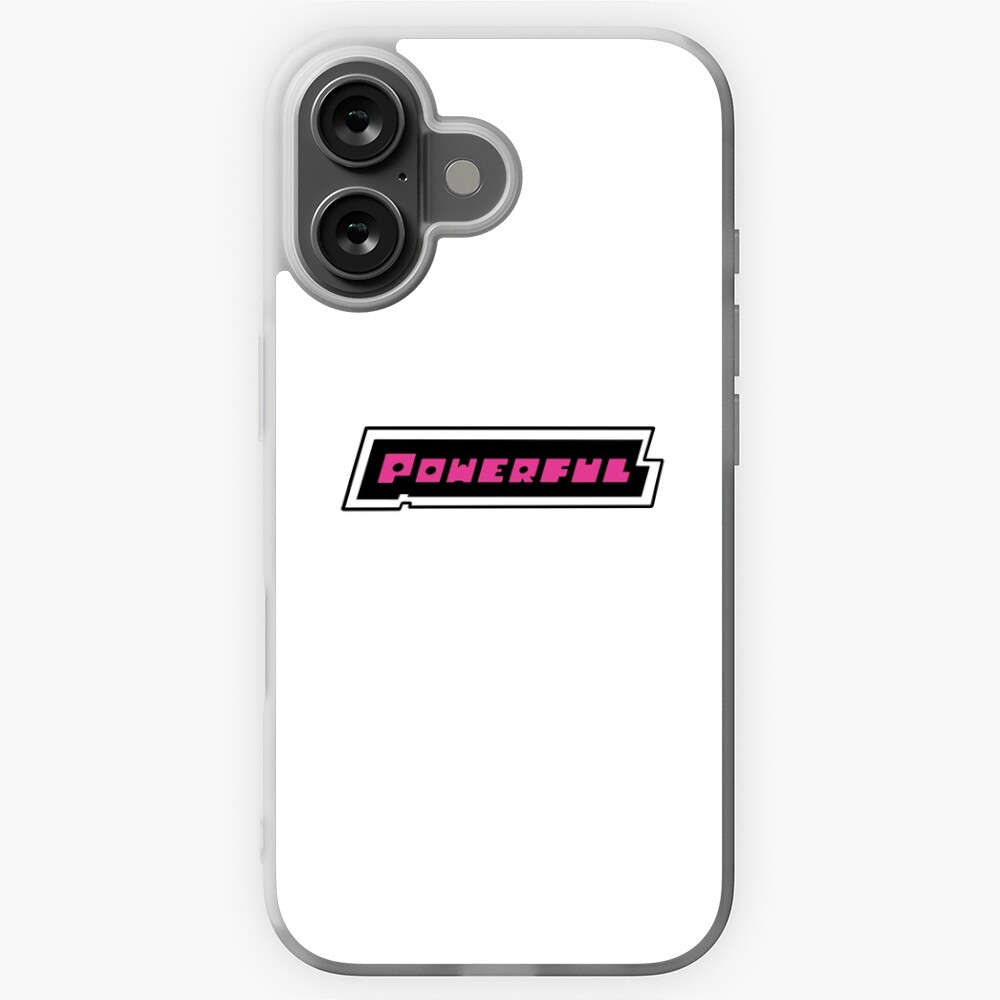 POWERFUL in Powerpuff Girls Style Sticker