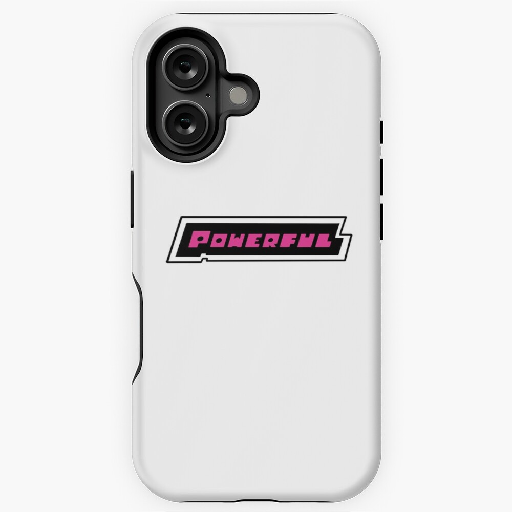 POWERFUL in Powerpuff Girls Style Sticker
