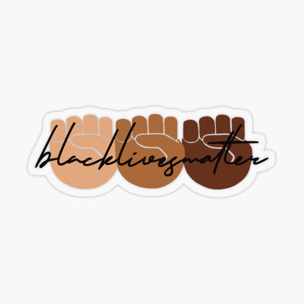 BLM Fundraiser Transparent Sticker