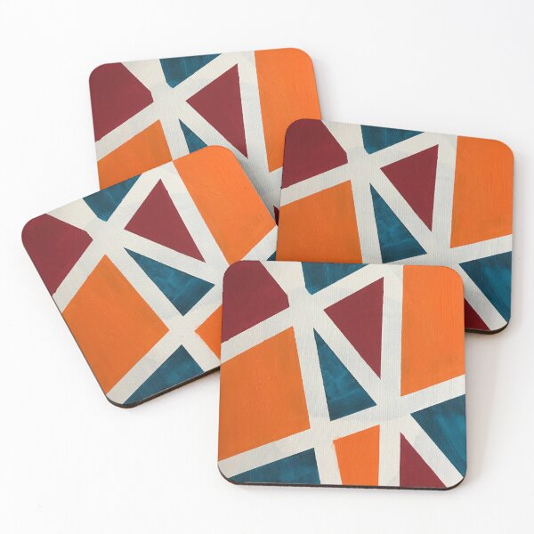 Item preview, Shapes of Red, Orange, and Blue designed and sold by sammiesart97.