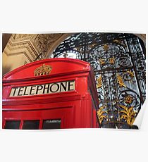London Telephone Box Poster