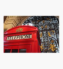 London Telephone Box Photographic Print