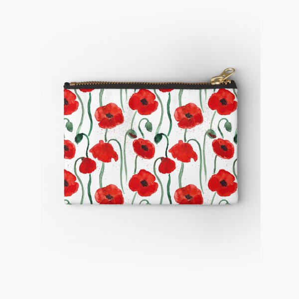 Item preview, pattern with red poppies designed and sold by Galo4ka555.