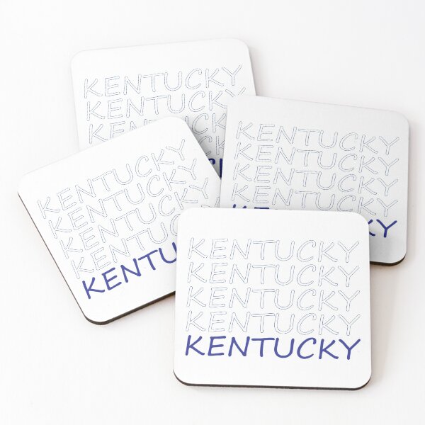 Item preview, Kentucky Repeating Blue Bold Uppercase designed and sold by artbylukas.