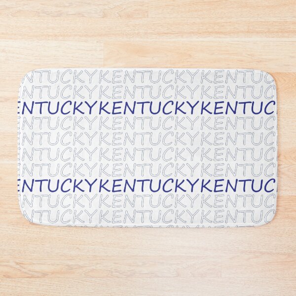 Item preview, Kentucky Repeating Blue Bold Uppercase designed and sold by artbylukas.