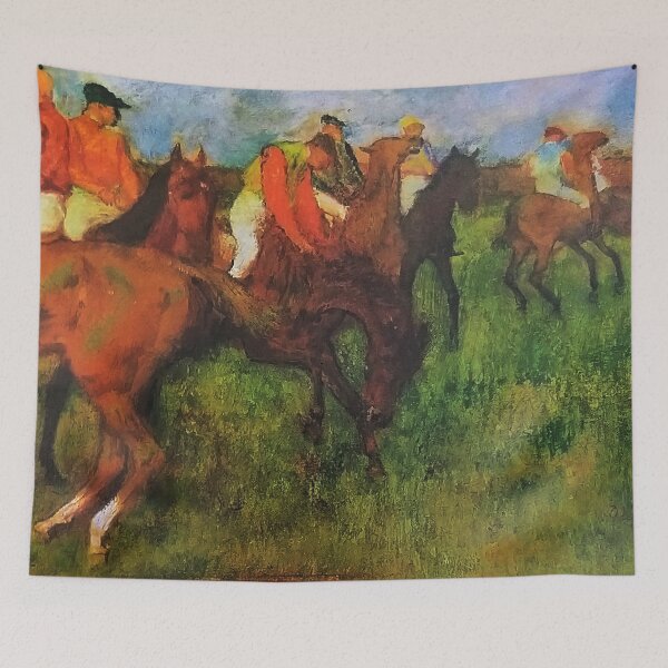 Item preview, The Jockeys by Edgar Degas designed and sold by louisxvpod.