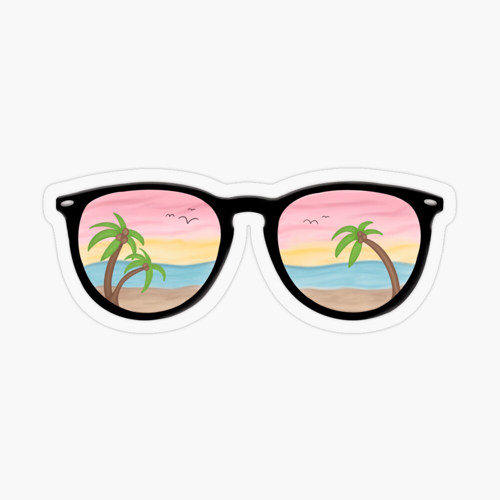 Beach Sunglasses Cuttable Design